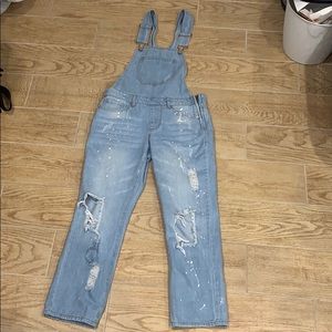 Forever 21 blue jeans overalls